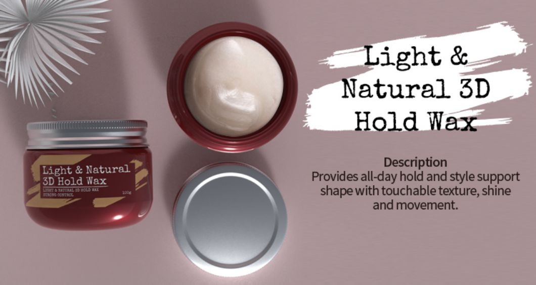 Men Strong Styling Effect Hair Wax Fresh Natural Hair Styling Wax