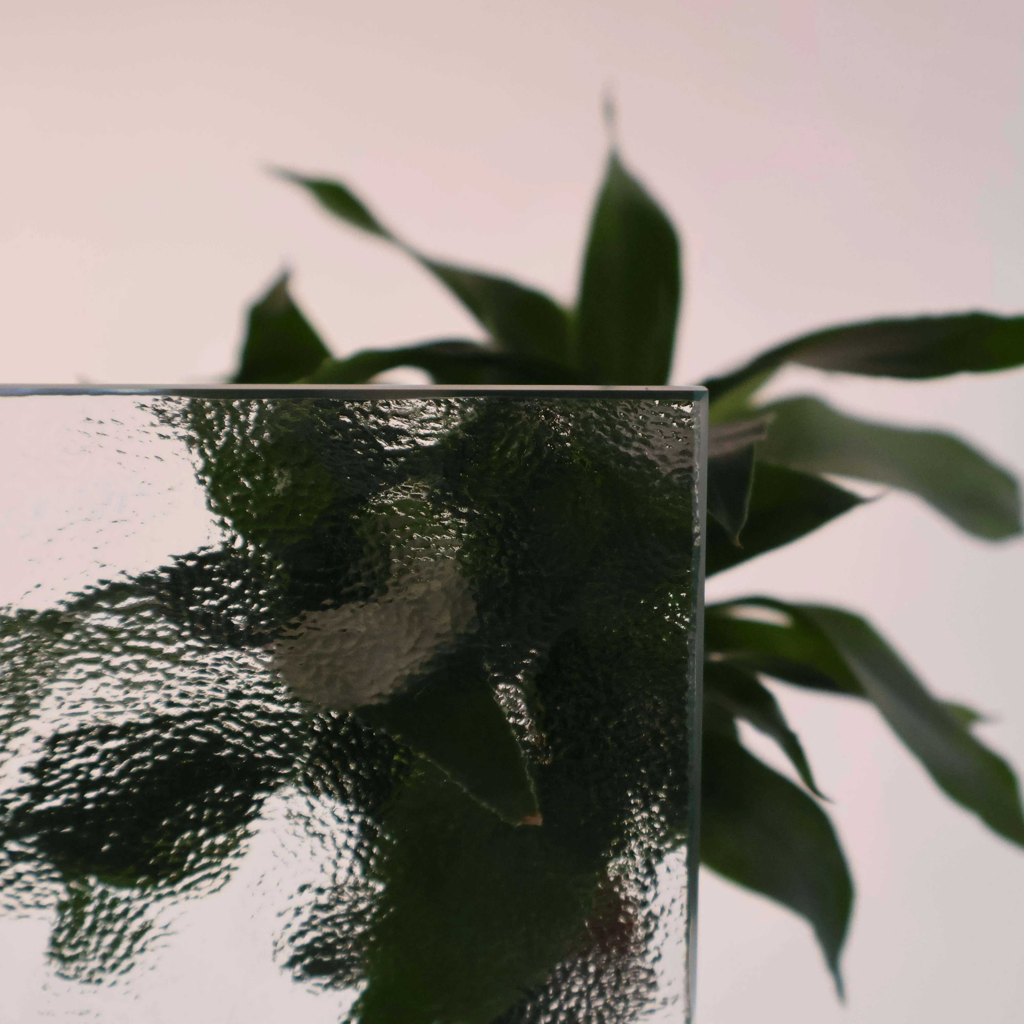 Jinjing Clear/Middle Iron/Low Iron Moru Nashiji Diamond Glass Pattern Glass for Building Interiors