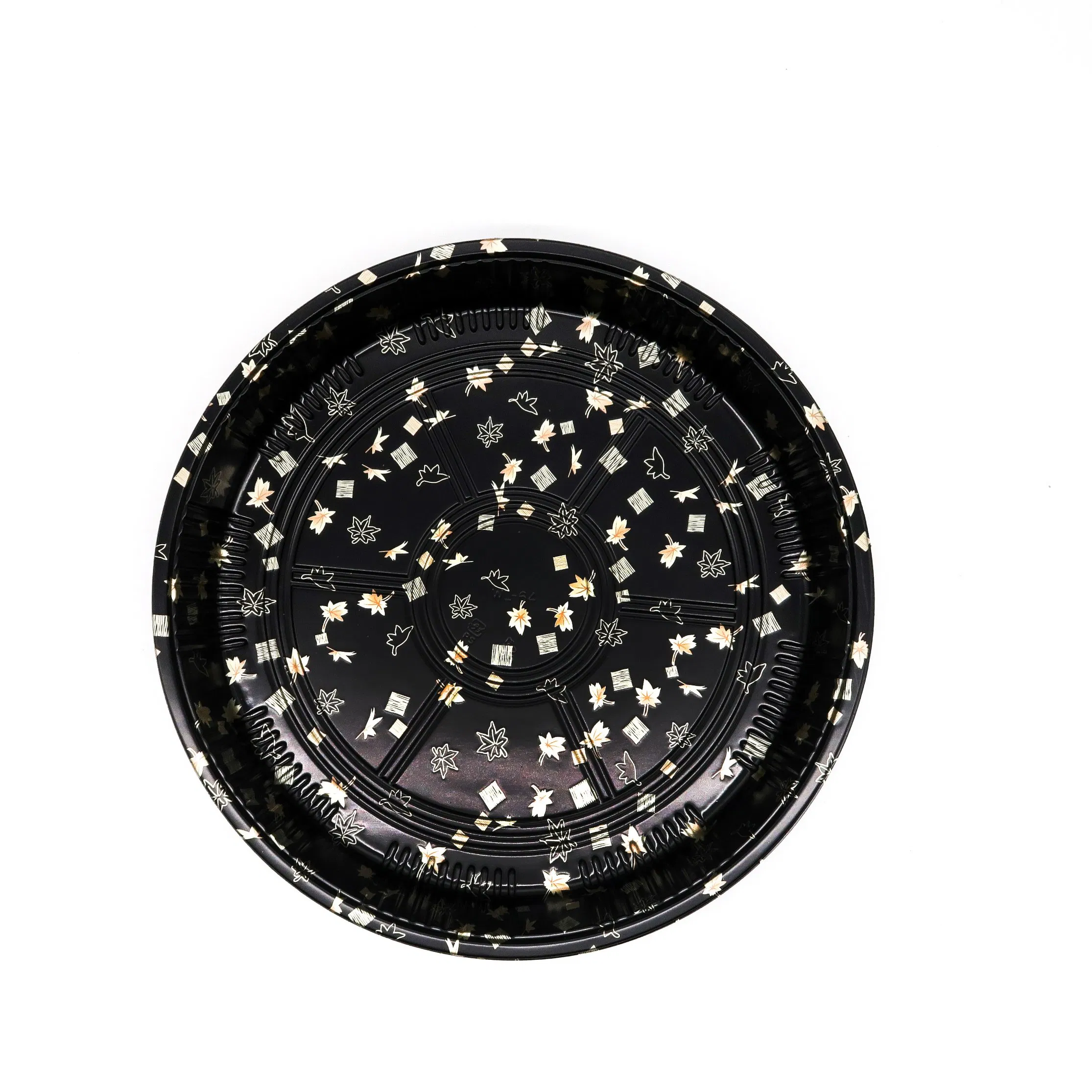 Eco-Friendly Recyclable Disposable Food Container Take out Round Plastic Sushi Food Packaging Sushi Tray