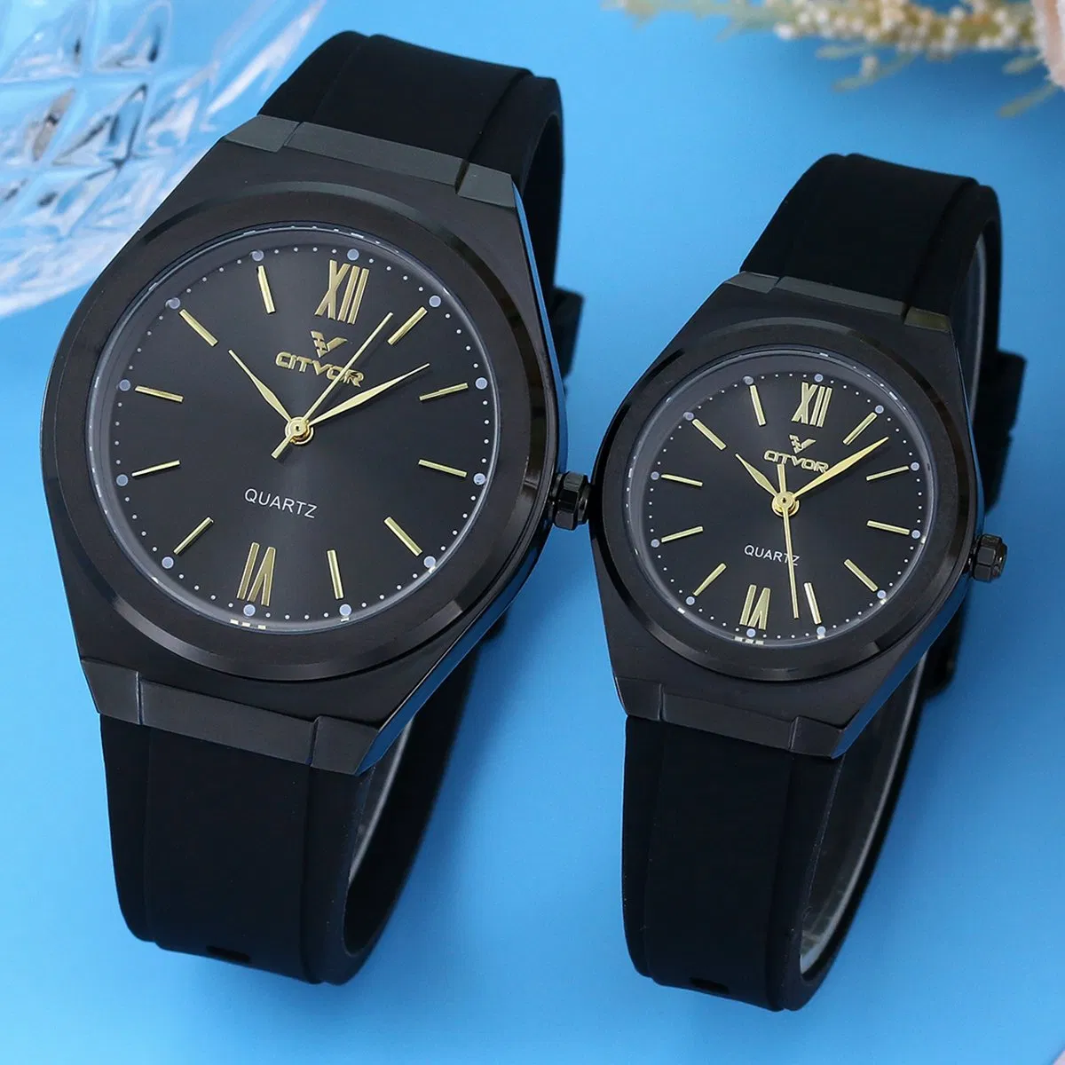 Brand Hot Sale Sporty Silicone Strap Lady Watch Couple Watch Stock Men's Wrist Watch