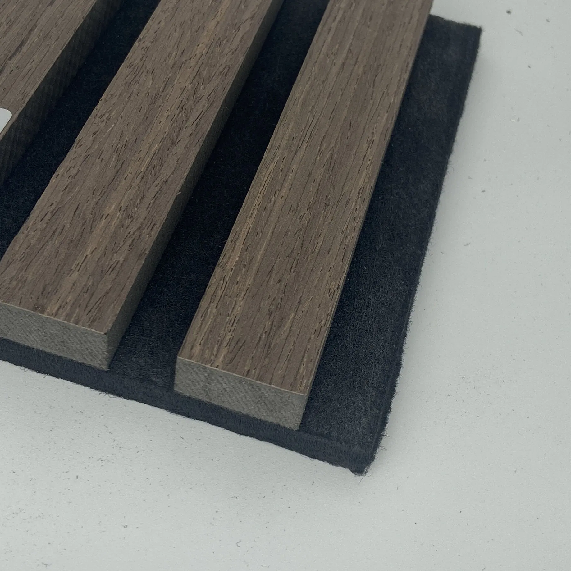 Soundproof Oak Wood Slatted Board Acoustic Wall Panel 3D Wall Panel