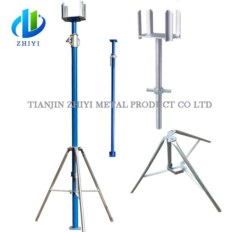 Building Metal Powder Coated Adjustable Steel Scaffolding Prop