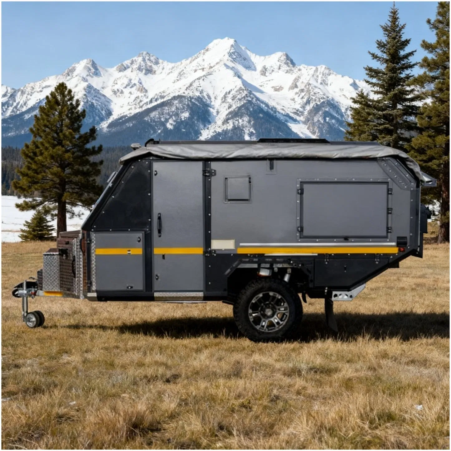 EV RV Fiberglass Trailers Sprite Caravans