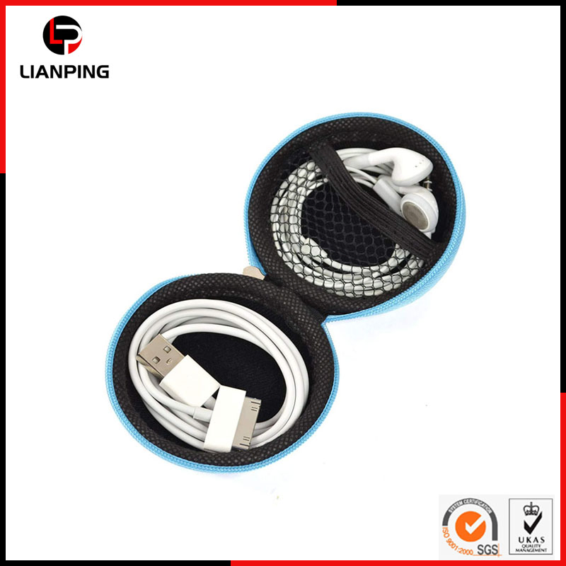 Чехол для наушников EVA ударопрочный с карманом