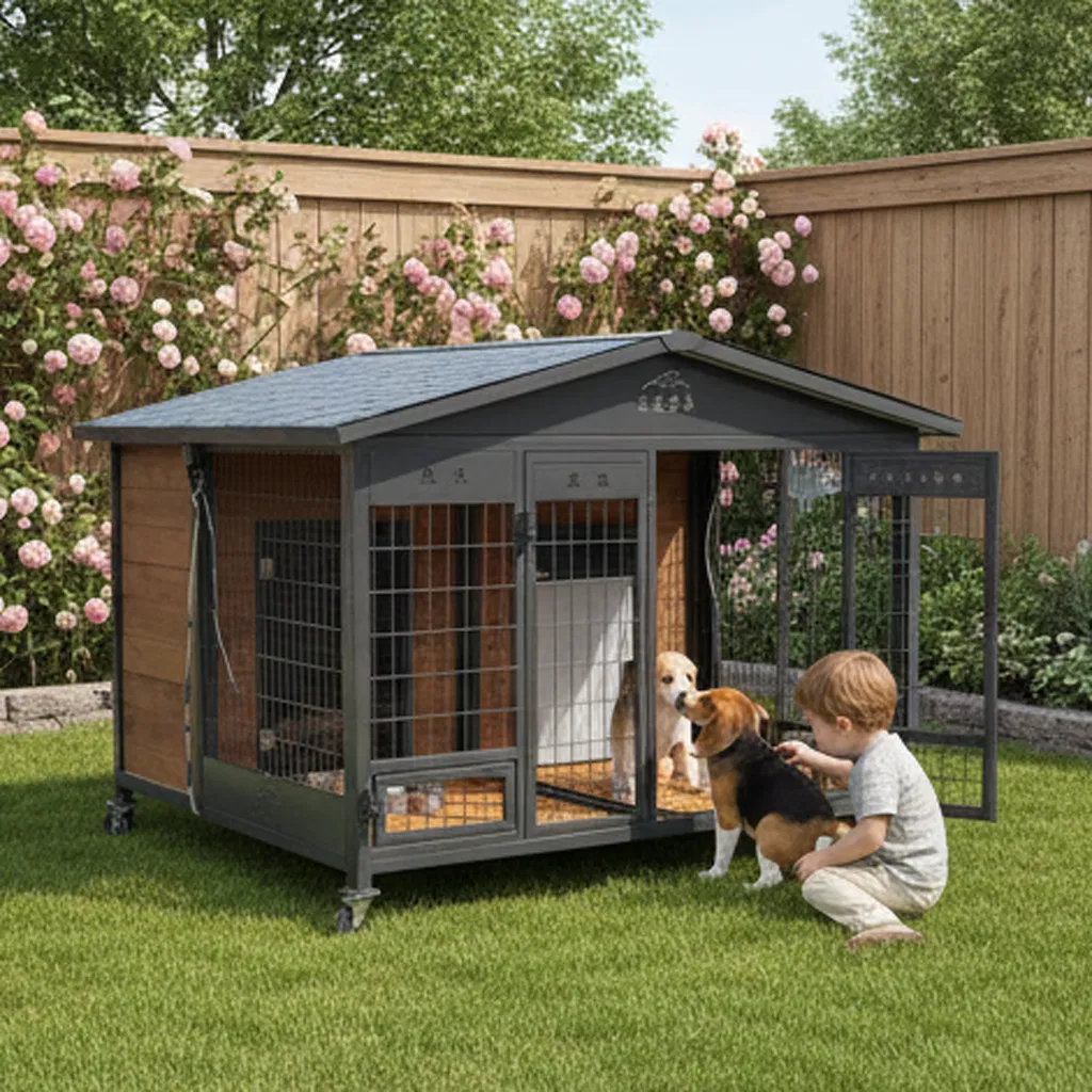 Factory Price Luxury Wooden Pet House Windproof and Waterproof