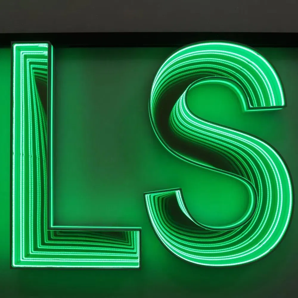 Customizable Magic Abyss Mirror Backlight Words for Bedroom Party Office/Company Home Enhancing Atmosphere