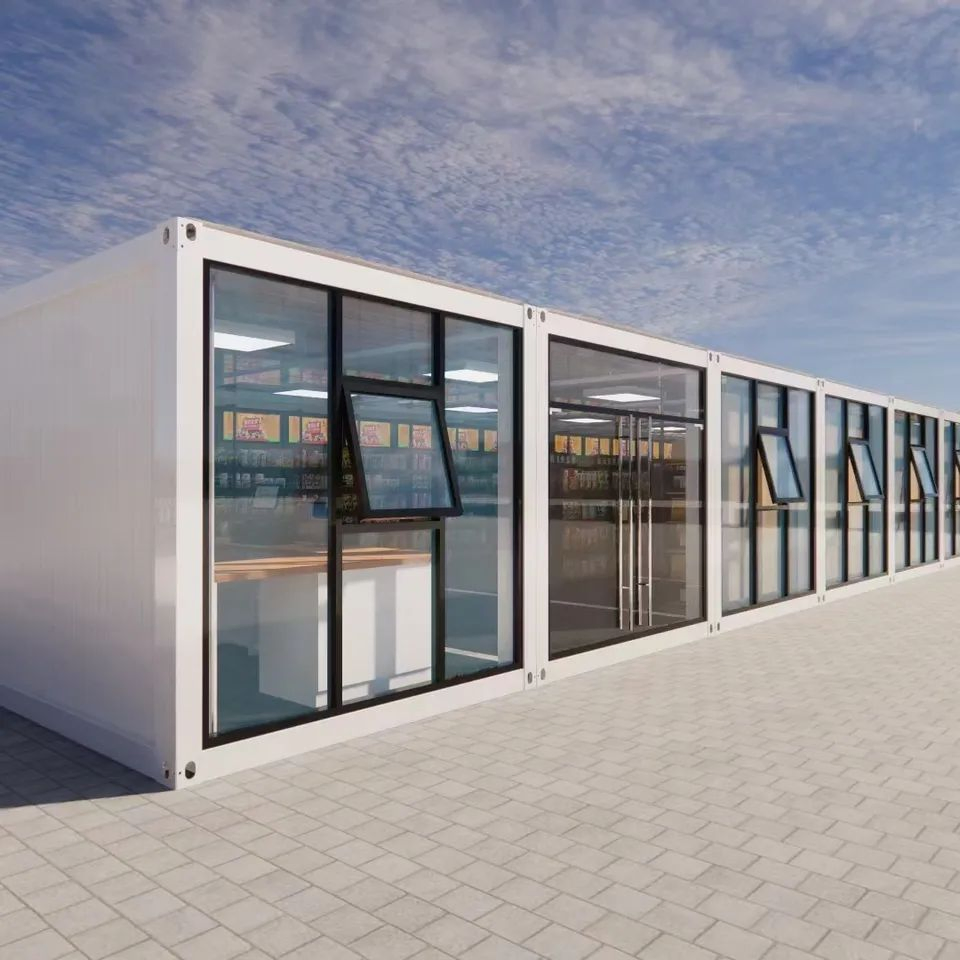 High Quality Portable Custominzed Design Tiny Living Homes Prefabricated Perfab Container House for Coffee Shed Garage with Bedroom