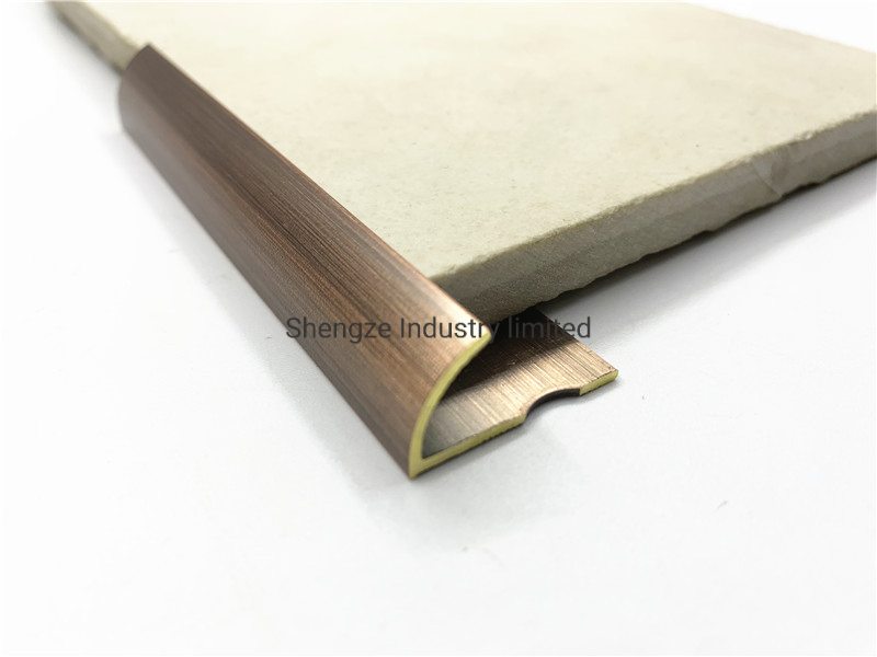 Metal Aluminum Tile Corner Edging Trim for Ceramica Floor Wall