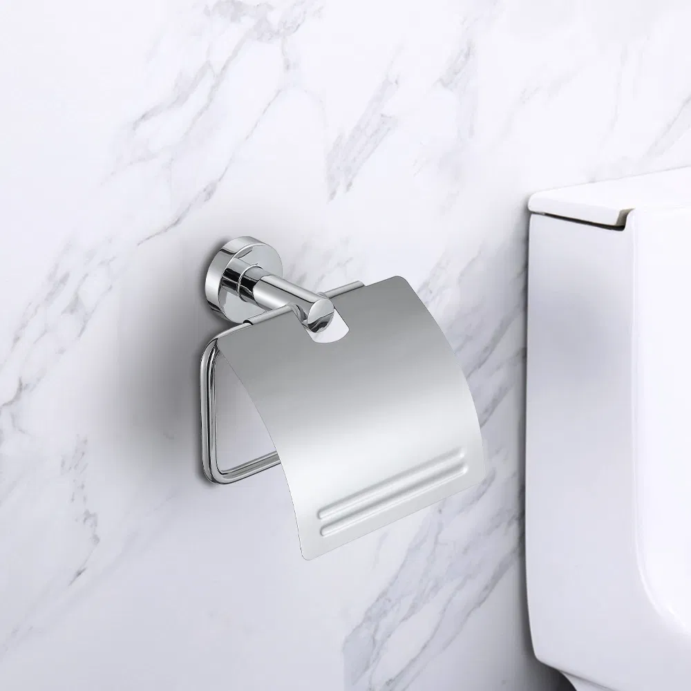 Vintage Brass Wall Mounted Matt Black Toilet Paper Holder with Shelf Telephone Toilet Paper Roll Holder