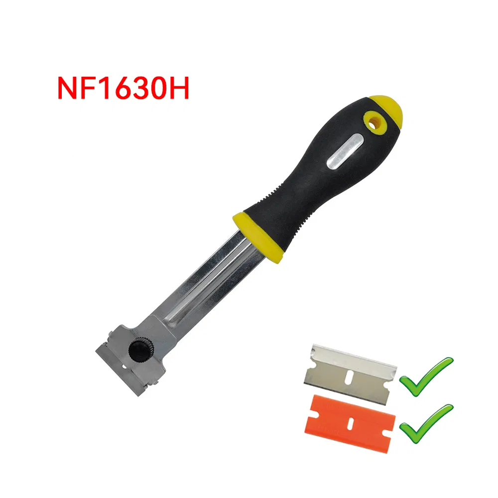 Hautine Scraper Plastic Razor Scraper with Metal Blades or Plastic Blades