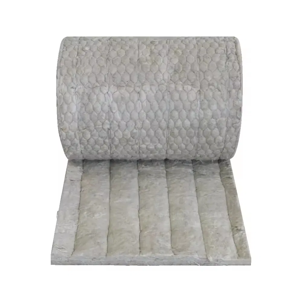Fire Retardant & Fireproof Material Heat Resistant Thermal Rock Wool Blanket/Roll in China