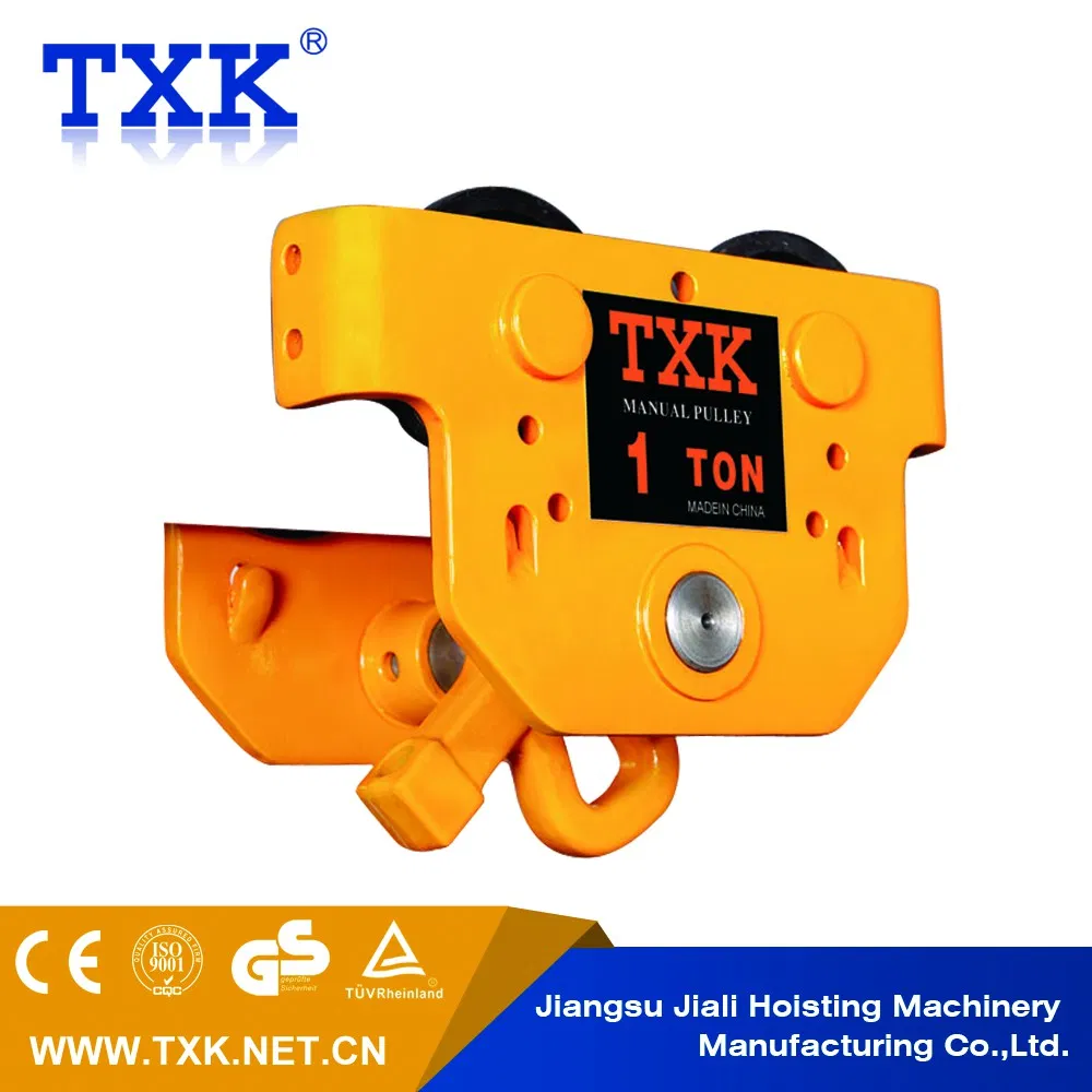 Monorail Beam Manual Trolley for Electric Chain Hoist