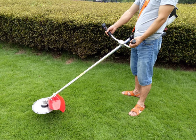 Side - Mounted Lawnmower Cutting and Irrigation Machine