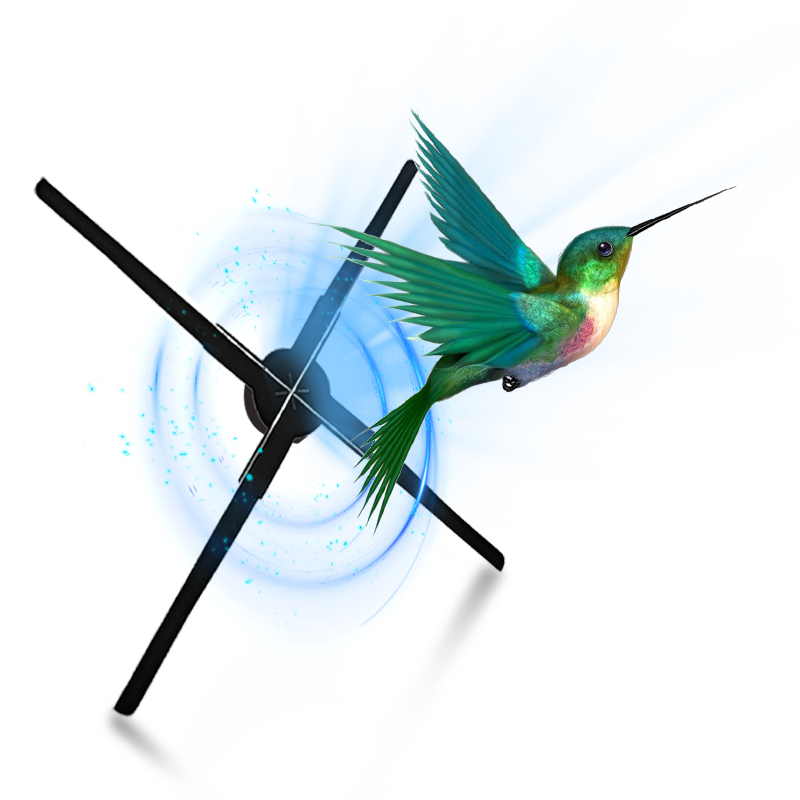 50cm Cheap Higher Brightness 3D Hologram Fan LED Advertising 3D Fan