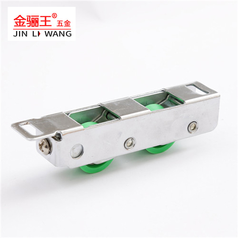 ISO9001 Adjustable V-Groove Sliding Door Roller UPVC Aluminum Window Rollers with Double Wheels