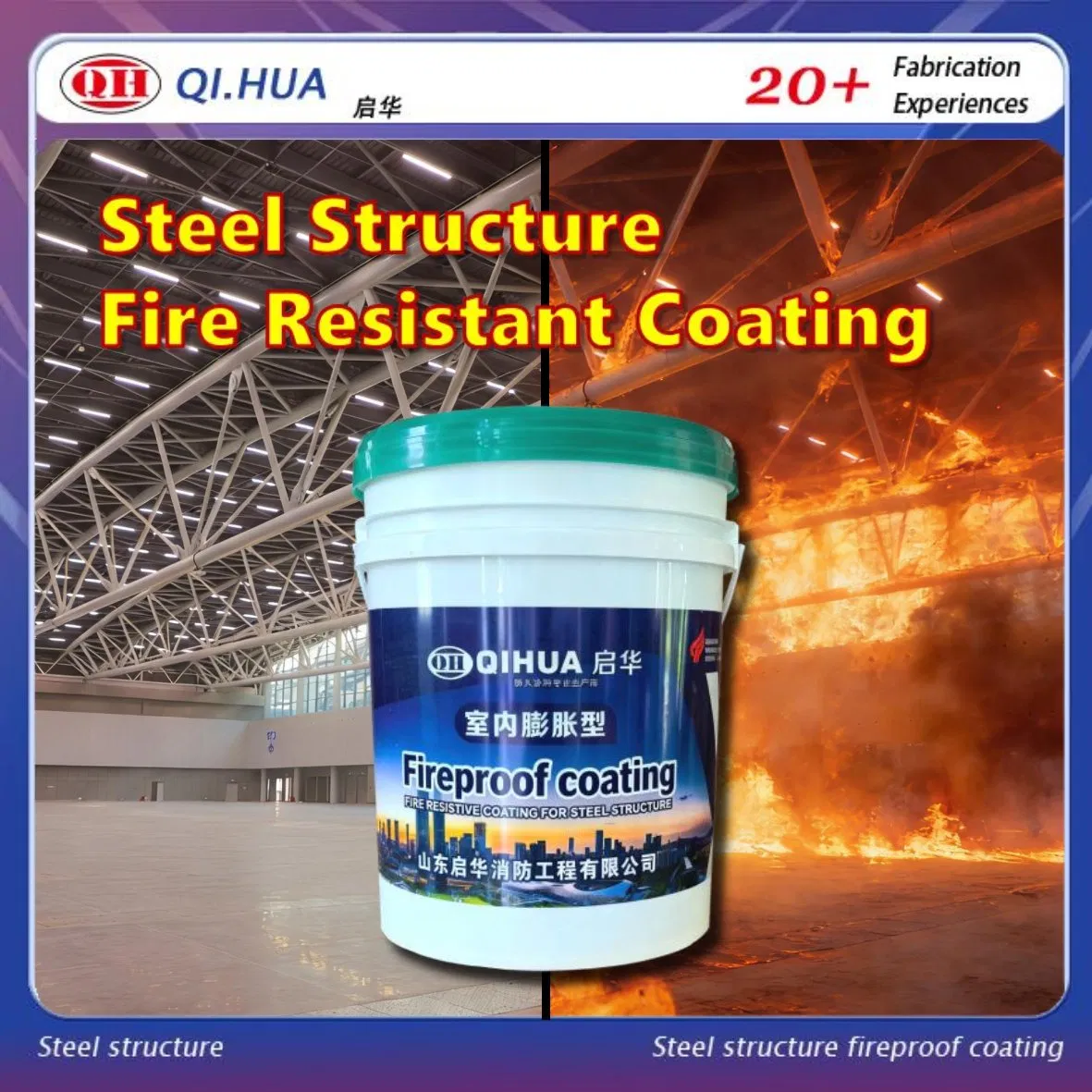 Eco Friendly Water Based Fire Resistant Paint for Home and Office