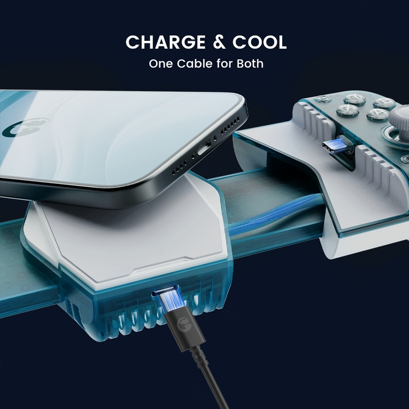 New X3 PRO Retro Games Phone Cooler Radiator Hall Joystick Type C Gamep for Ios 15 and Android Game Controller