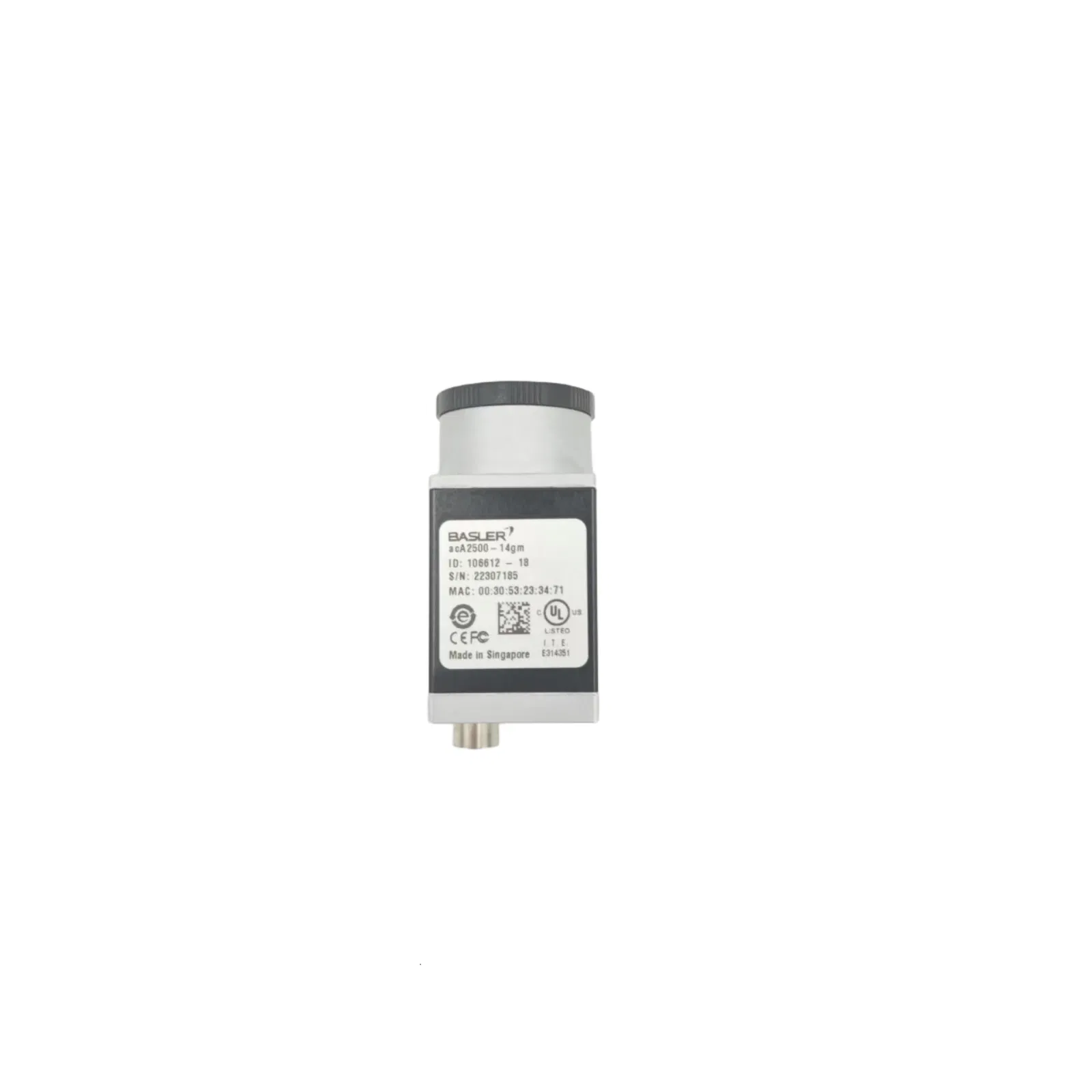 Промышленная камера Basler acA2500-14gm с PoE