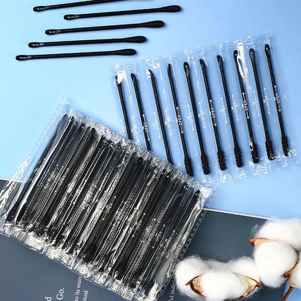 Disposable Individually-Wrapped Cotton Swabs for Pimple Extraction