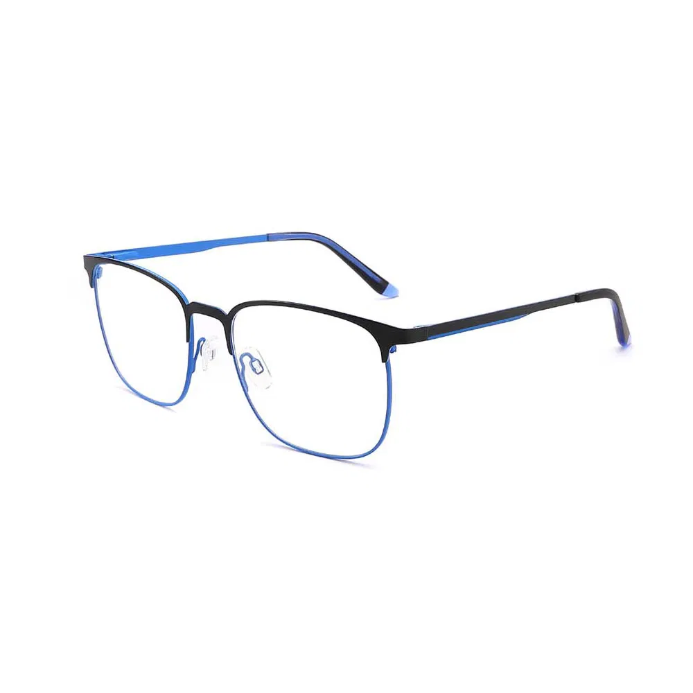 Gd Best Selling Cheap Men Fashion in Stock Metal Square Optical Frames Glasses Wholesale Eyewear