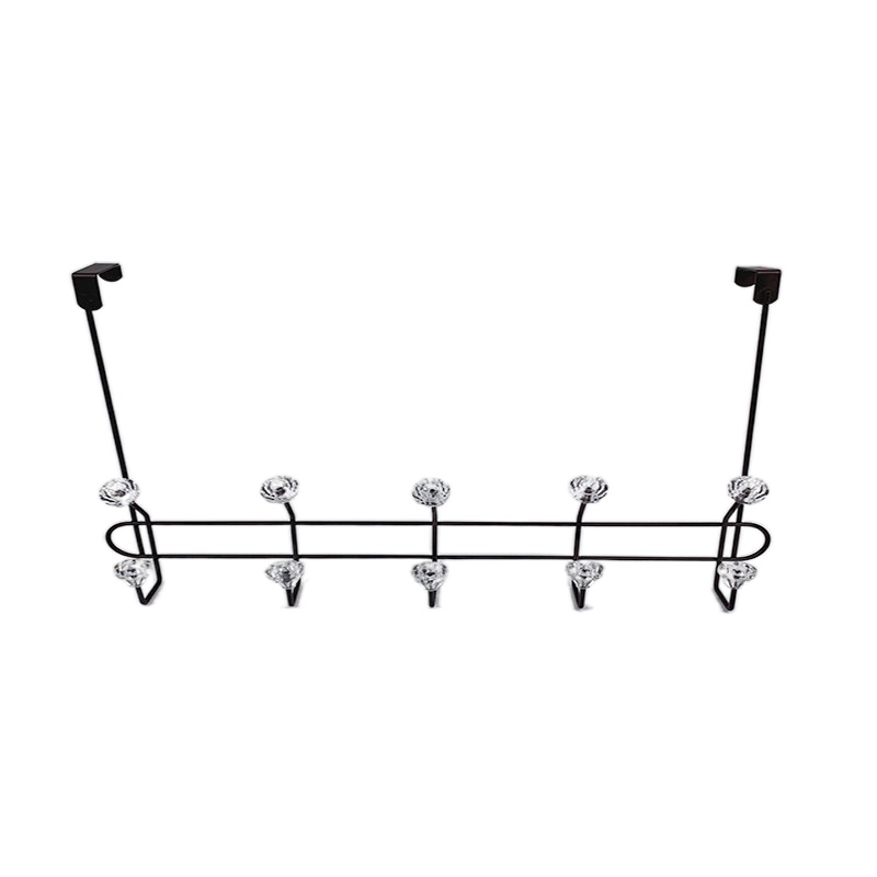 Hotel Bathroom Iron Hanging Hat Towel Rack Clothes Coat Over The Door Hook Door Hangers