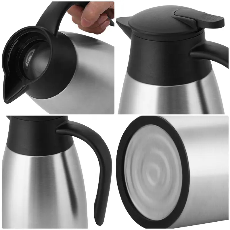 Insulated Hot Tea Flask Stainless Steel Coffee Vacuum Thermos