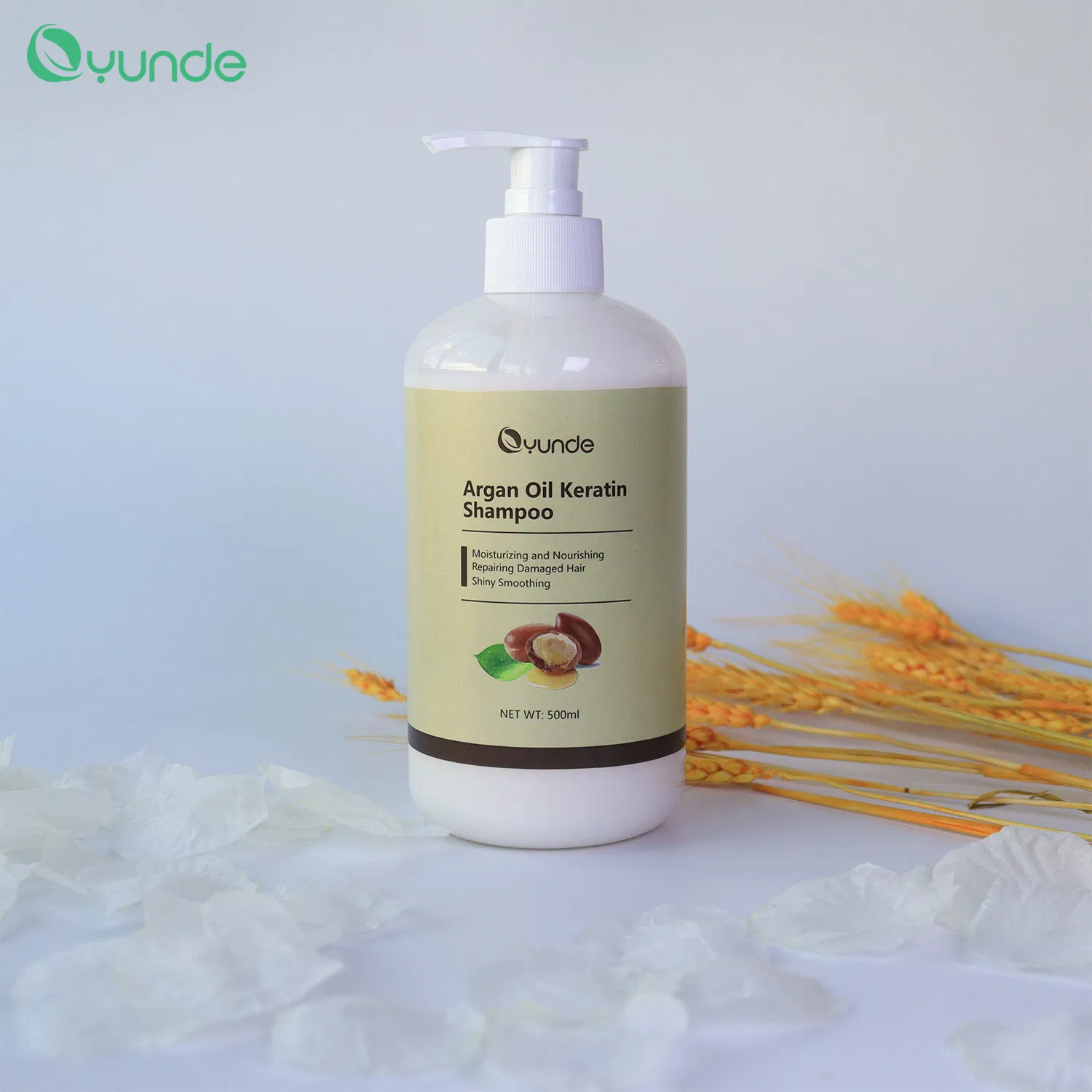 Private Label Repairing Prevent Hair Breakage Nourishing Scalp Argan Oil Keratin Shampoo