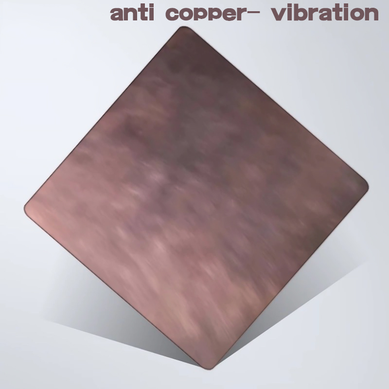 T&C V30 201 304 Vibration Finish PVD Color Coating Decorative Brushed Stainless Steel Sheets for Wall Decoration