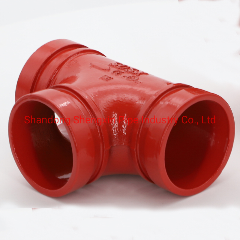 Sdsx Ductile Iron Grooved Fitting/Equal Tee FM, UL for Fire Fighting Epoxy