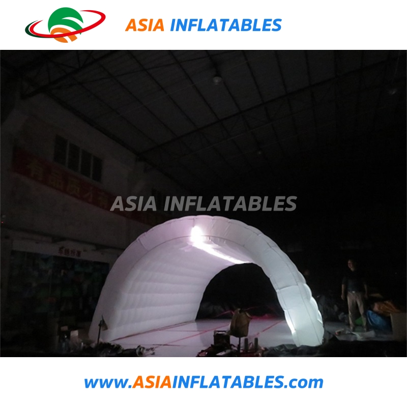 Giant Inflatable Tunnel for Wedding Party Use, Inflatable Event Tunnel with Lights