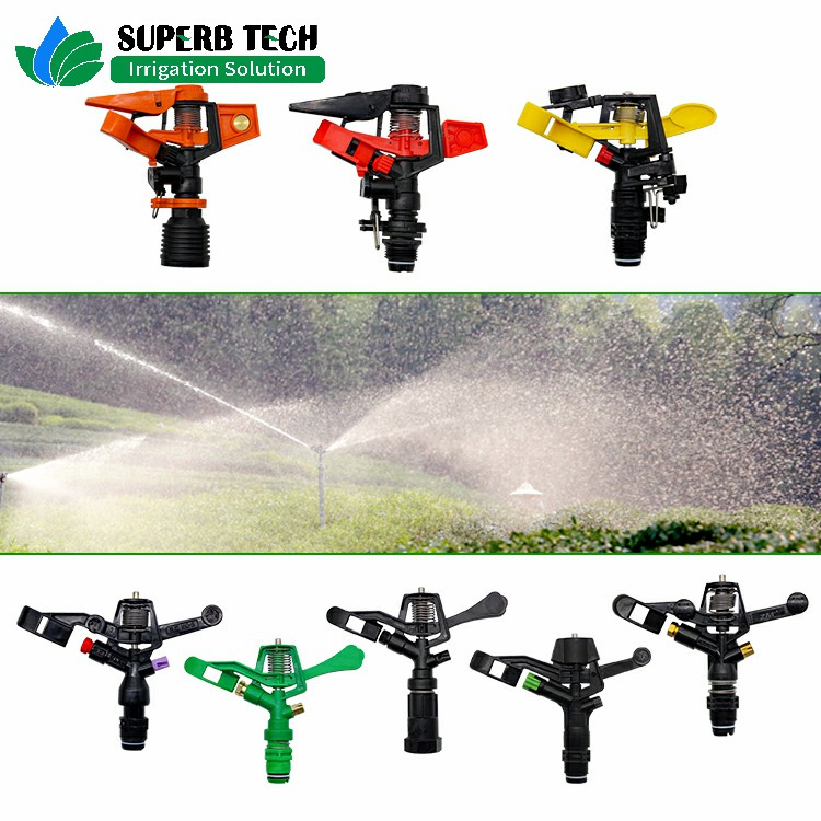 1/2 Inch Impact Sprinkler Male Thread Long Spray Radius for Farm Irrigation
