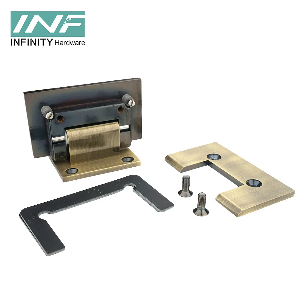 Hot Sale Brass Stainless Steel 304 Mirror Polish Glass to Wall Shower Door Hinge