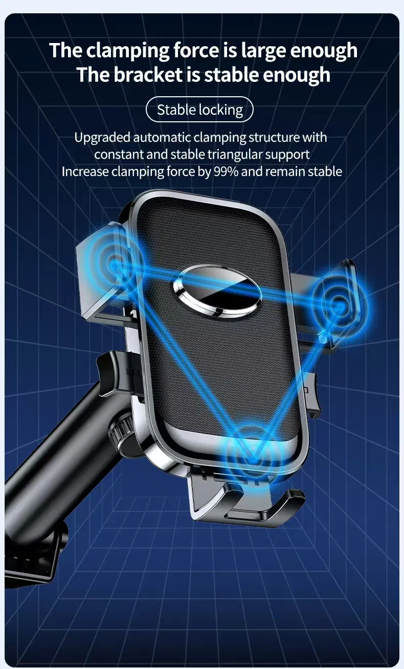 Универсальный держатель для телефона в авто с присоской