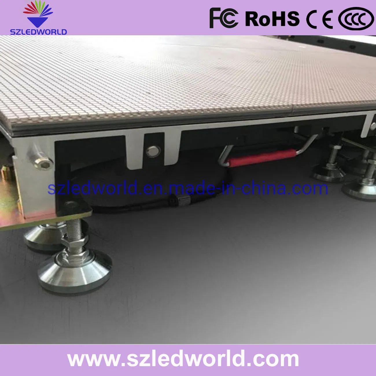 Indoor/Outdoor P2 P3 P3.91 P6 P10 Full Color Advertising LED Dance Floor Screens Display