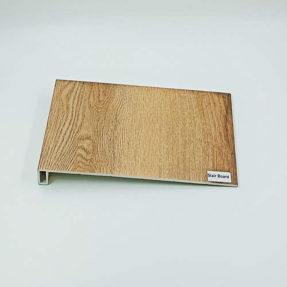 High Quality Zhejiang Waterproof Spc Stair Edging PVC Board Skirting Tiles