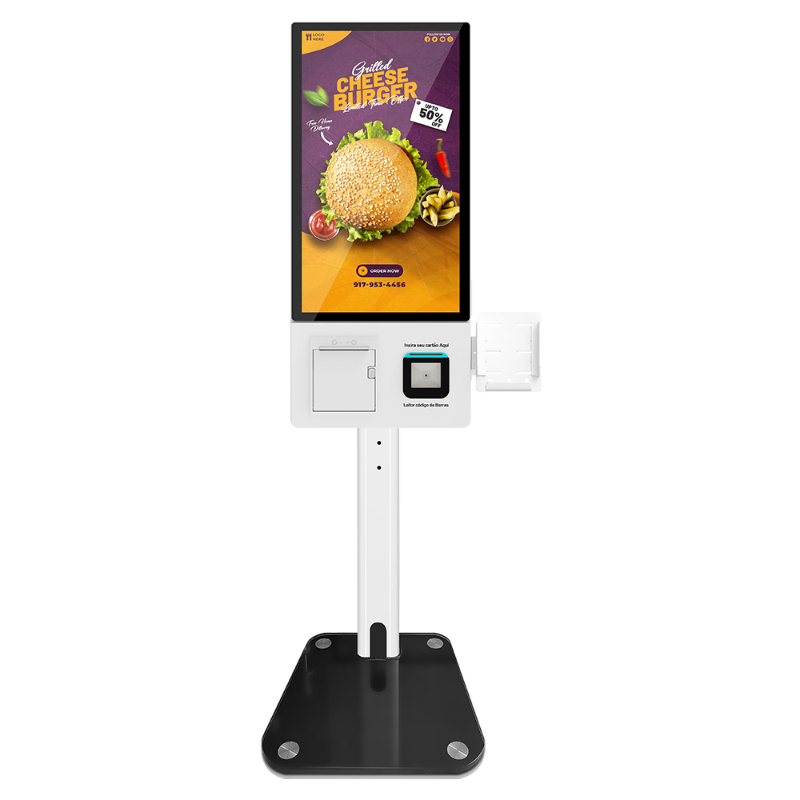 High Performance 1920X1080 Resolution Ethernet Indoor Queuing Payment Kiosks
