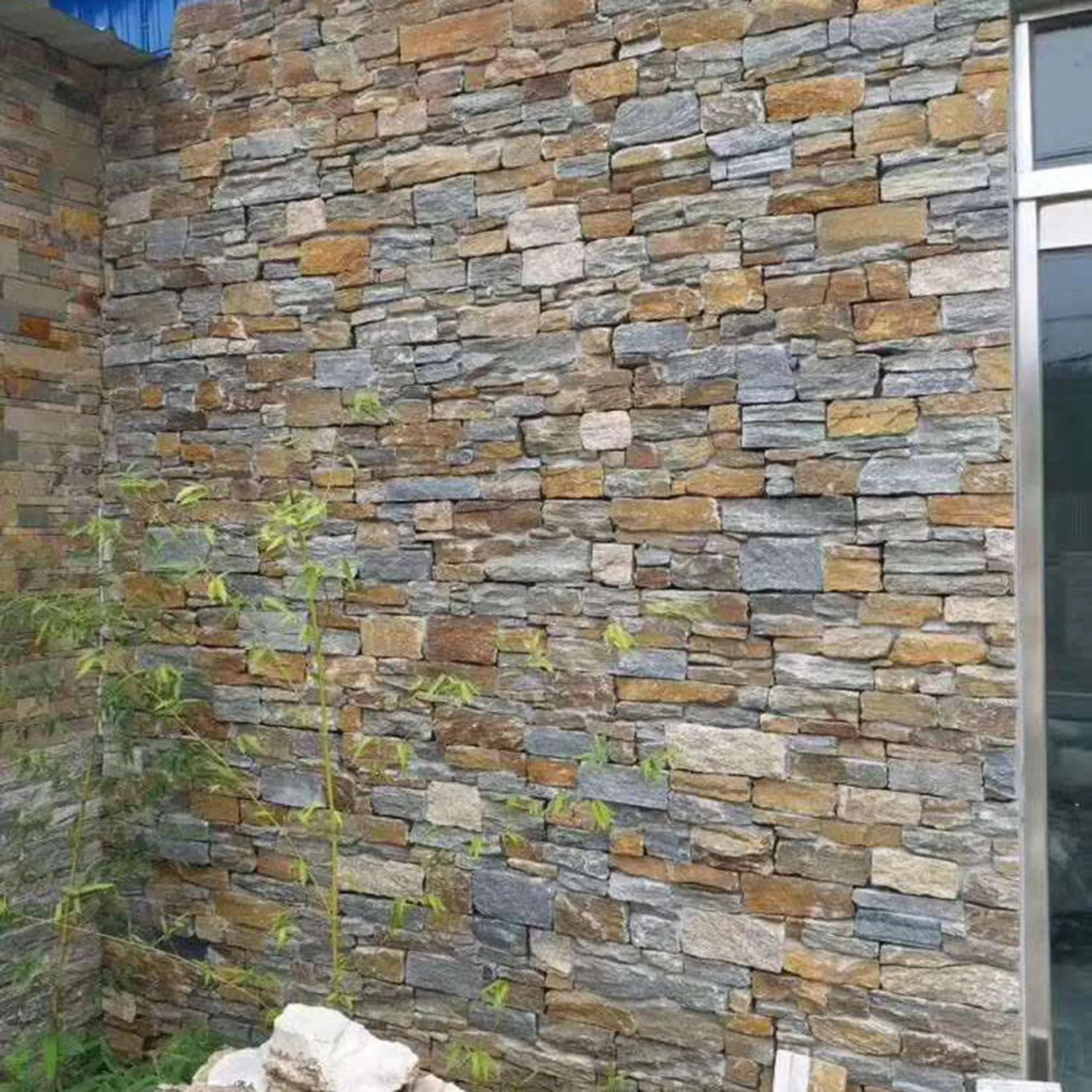 Wall Veneer Panel Quartz Slate Cladding Walling Culture Stone Z Type Stacked Stone