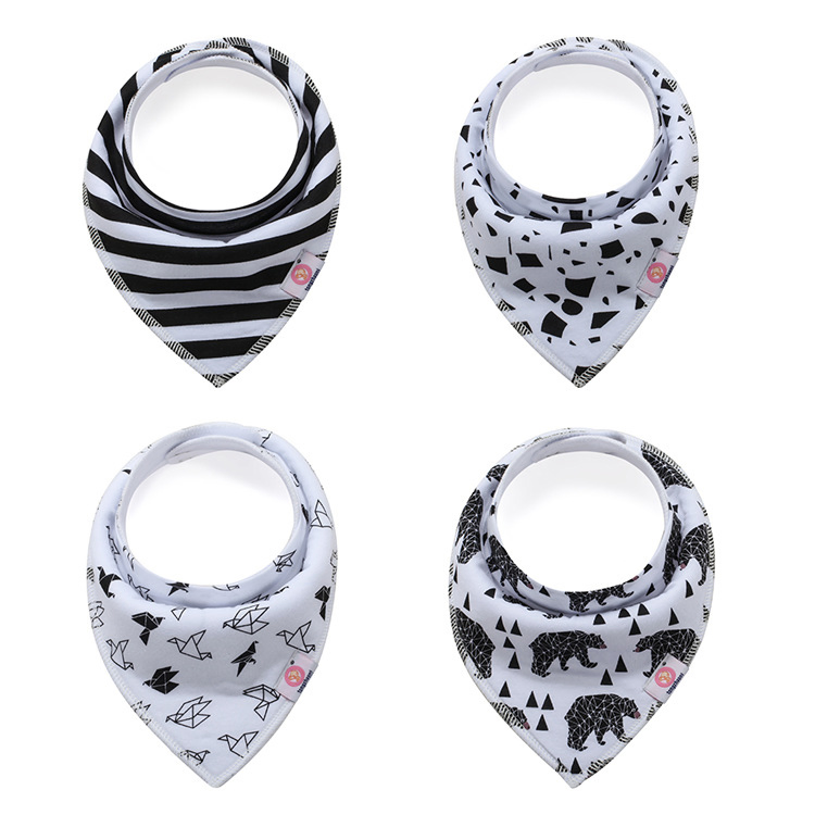 Reusable Washable Baby Bandana Cotton Teething Drool Bibs