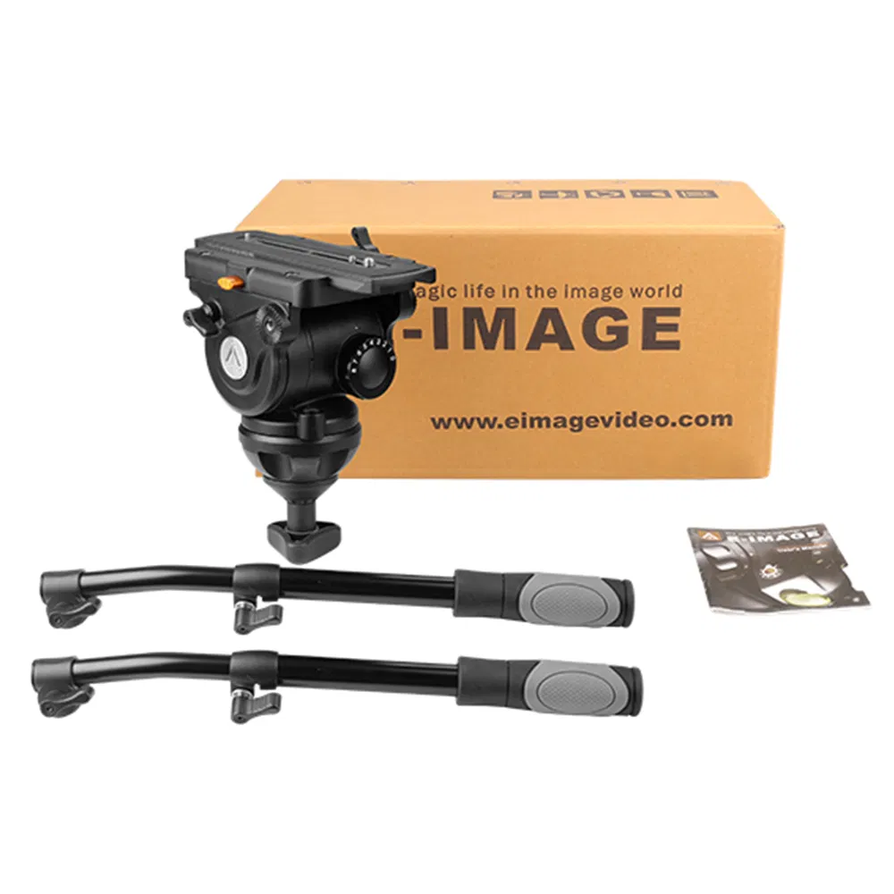 E-Image 20kg Payload 100mm Bowl Size Fluid Head for Video Tripod (GH20)