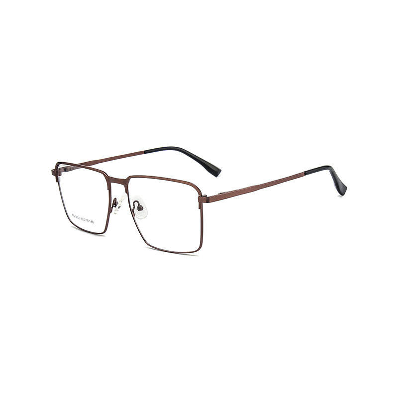 Wholesale Spectacles Metal Eyewear Classic Square Blue Light Blocking Glassesmens Eyeglasses Frame
