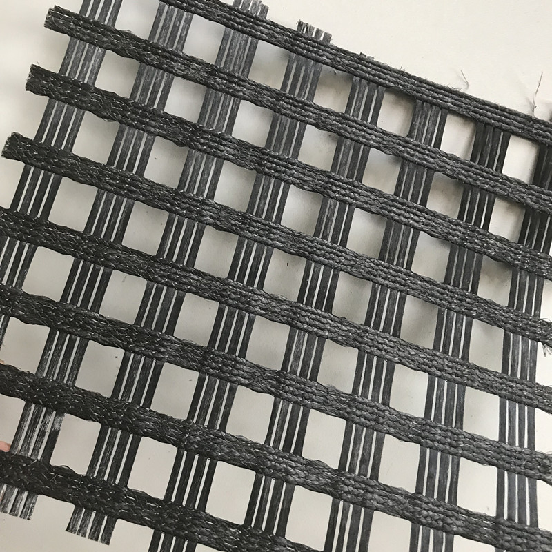 High Tensile Strength Fiberglass Geogrid
