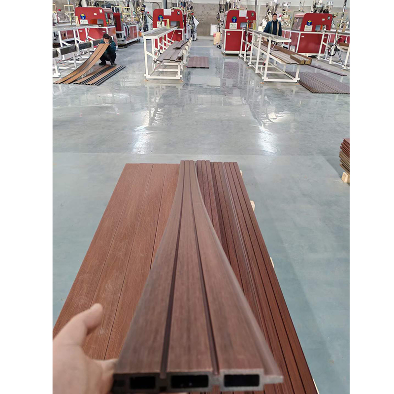 Wholesale Price Waterproof PVC WPC Fluted Exterior Wood WPC Wall Panel Cladding