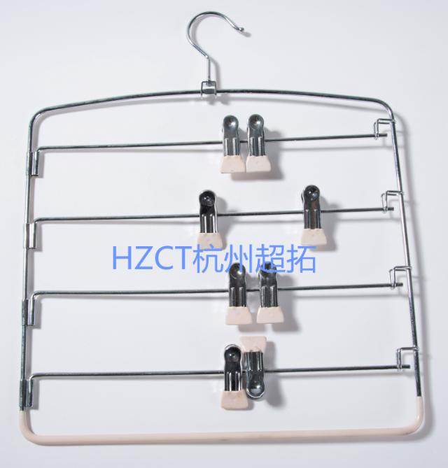 High End Double Line Metal Clothing Hanger with High Quality