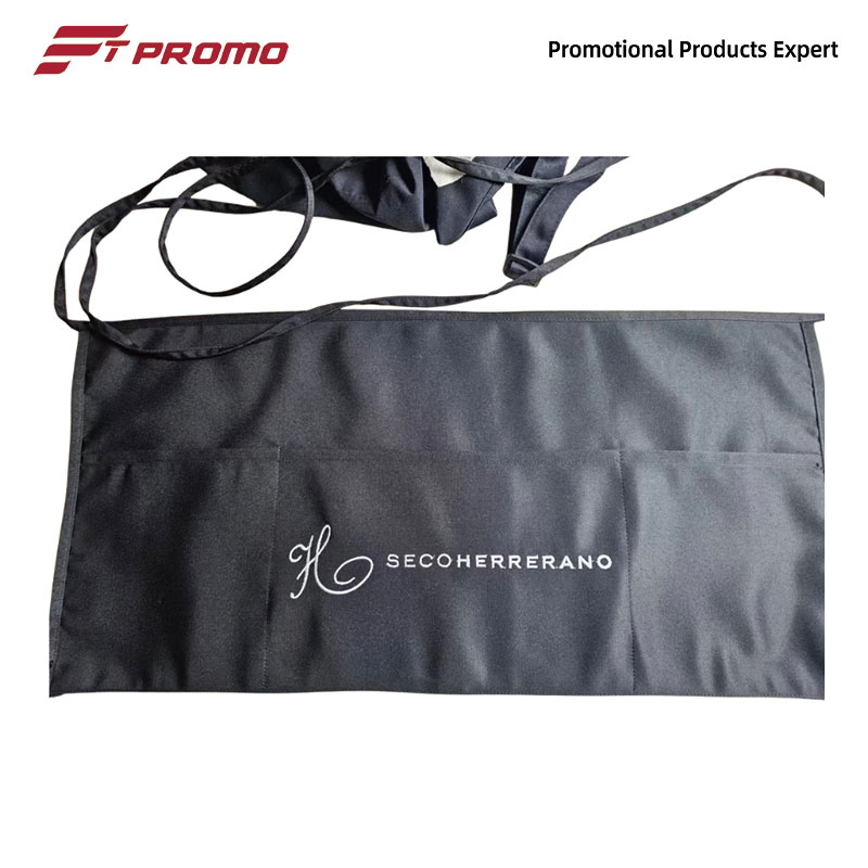 Unisex Custom Workwear Disposable Cotton Apron for Casual Waiter Work with Bib