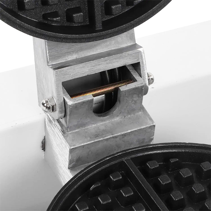 Stainless Steel 4 Half Baker Electric One Plate Cone Ice Cream Machine Waffle Maker Snack Machine