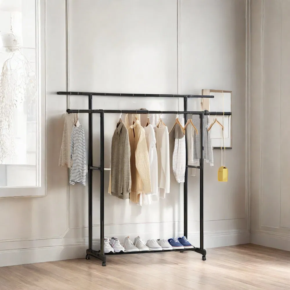New Design Portable Vertical Clothes Rack Durable Metal Clothes Rack