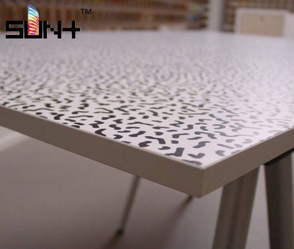 Vintage Style Square High Pressure Laminate Bar Table for Club