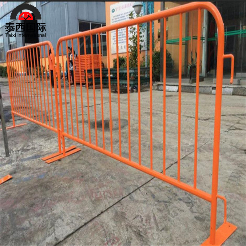 Customized Metal Crowd Control Barrier Portable Barricades Temporary Fence