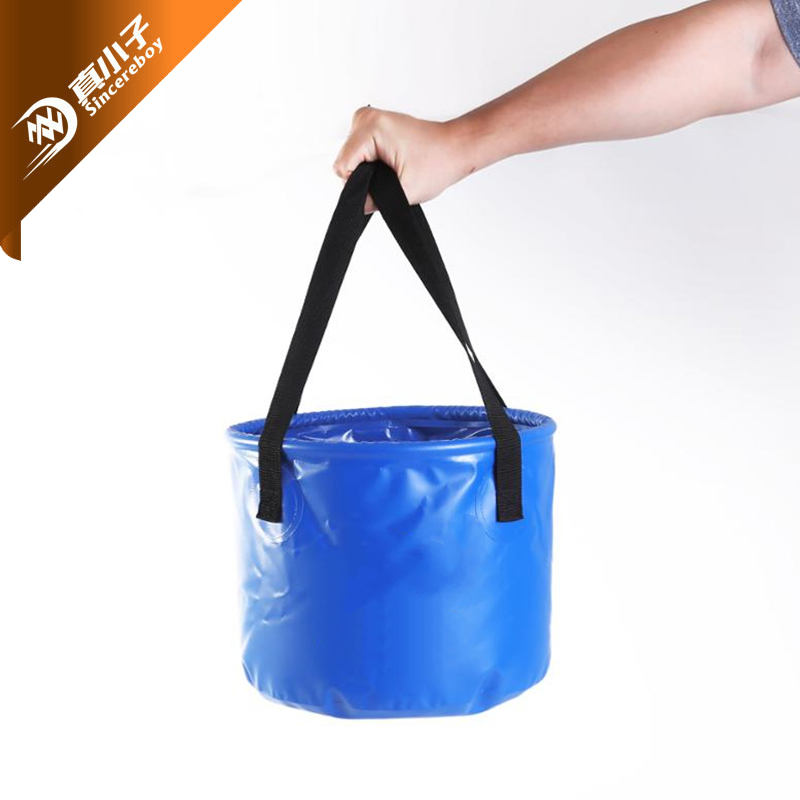 Direct Folding Portable Hanging Type Collapsible Umbrella Water Bucket for Storage Box
