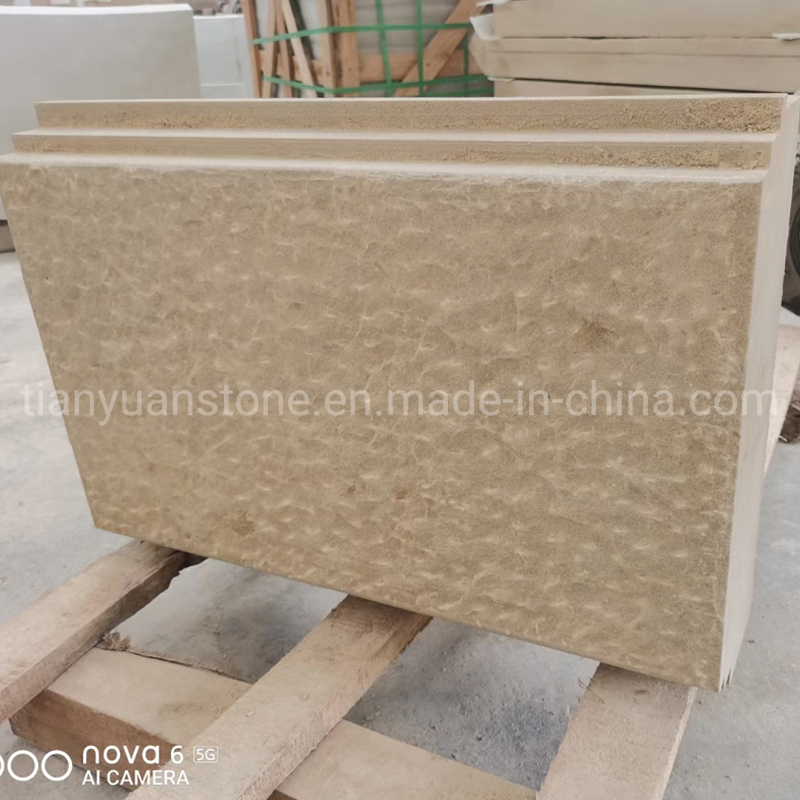 Exterior Wall Cladding Light Beige Yellow Sandstone